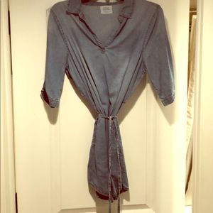 Stonewashed Denim look Jean Tunic Dress or top